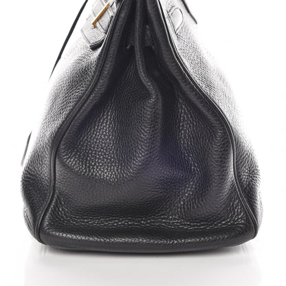 Hermes Taurillon Clemence Birkin 35 Black 33 of 34