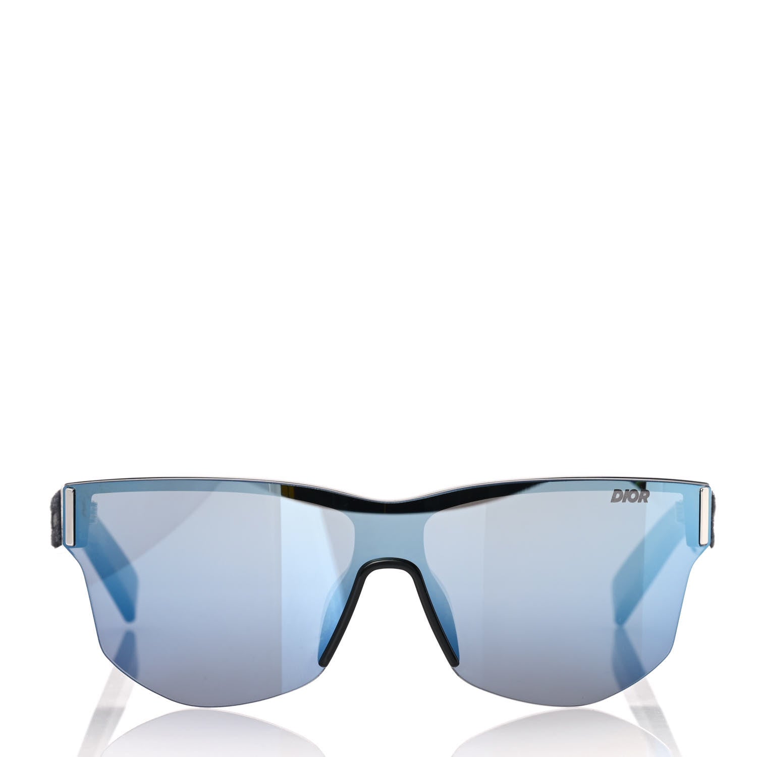 Christian Dior Acetate Mirrored Diorxtrem M2U Mask Sunglasses Black 2 of 7