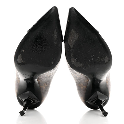 Louis Vuitton Monogram Cherie Pumps 36.5 Black 5 of 10