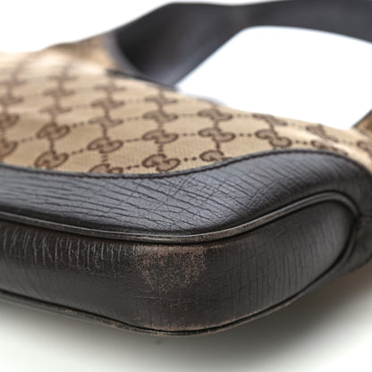 Gucci Monogram Web Jackie O Hobo Dark Brown 11 of 18