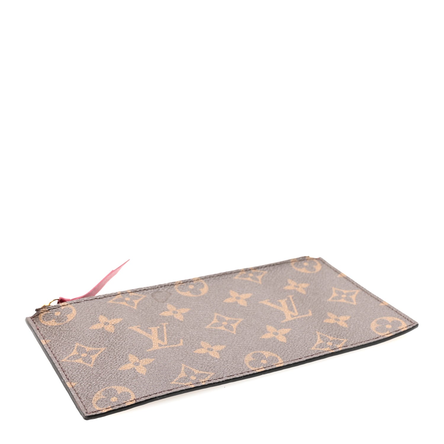 Louis Vuitton Monogram Felicie Chain Wallet Zippered Insert Fuchsia 4 of 6