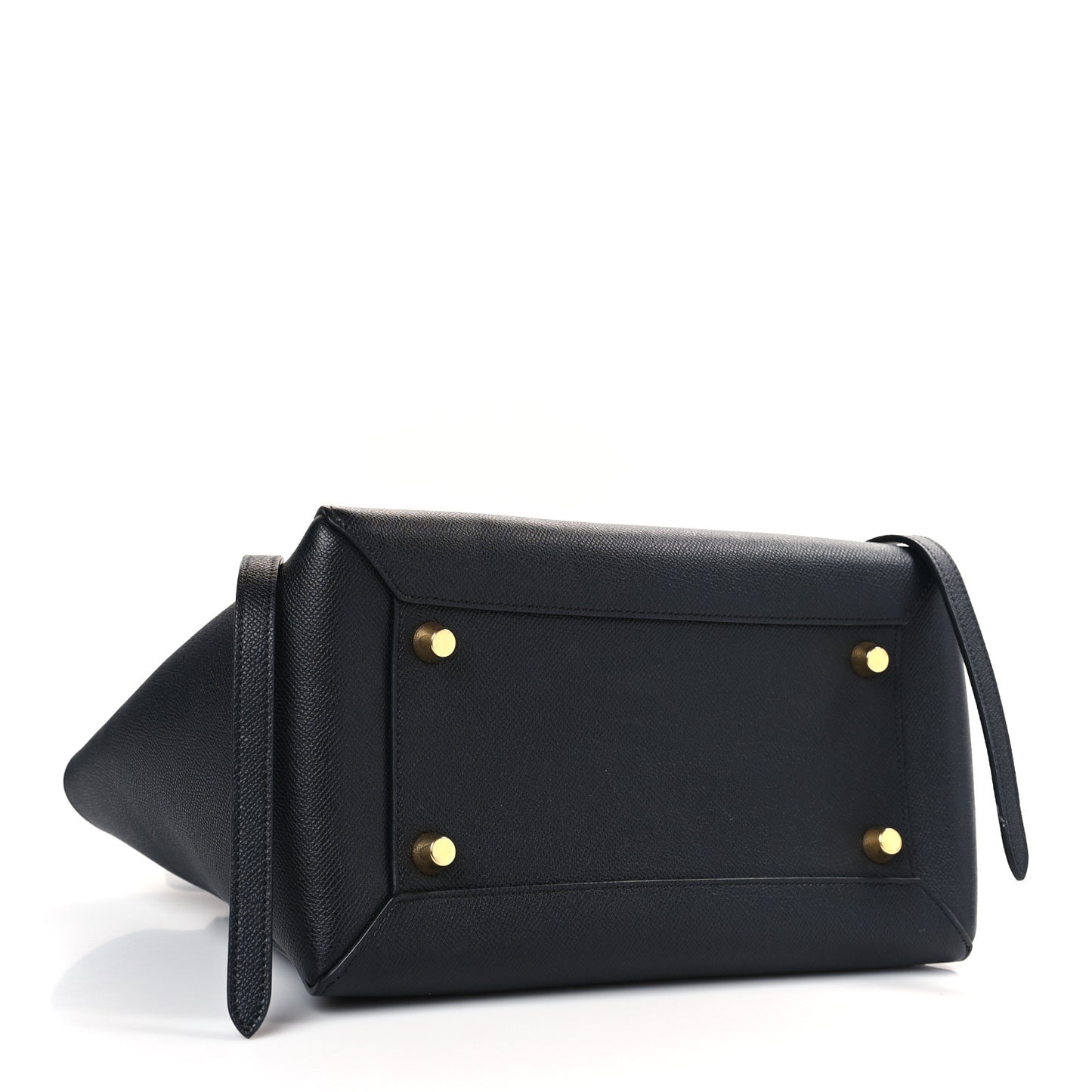 Grained Calfskin Mini Belt Bag Black