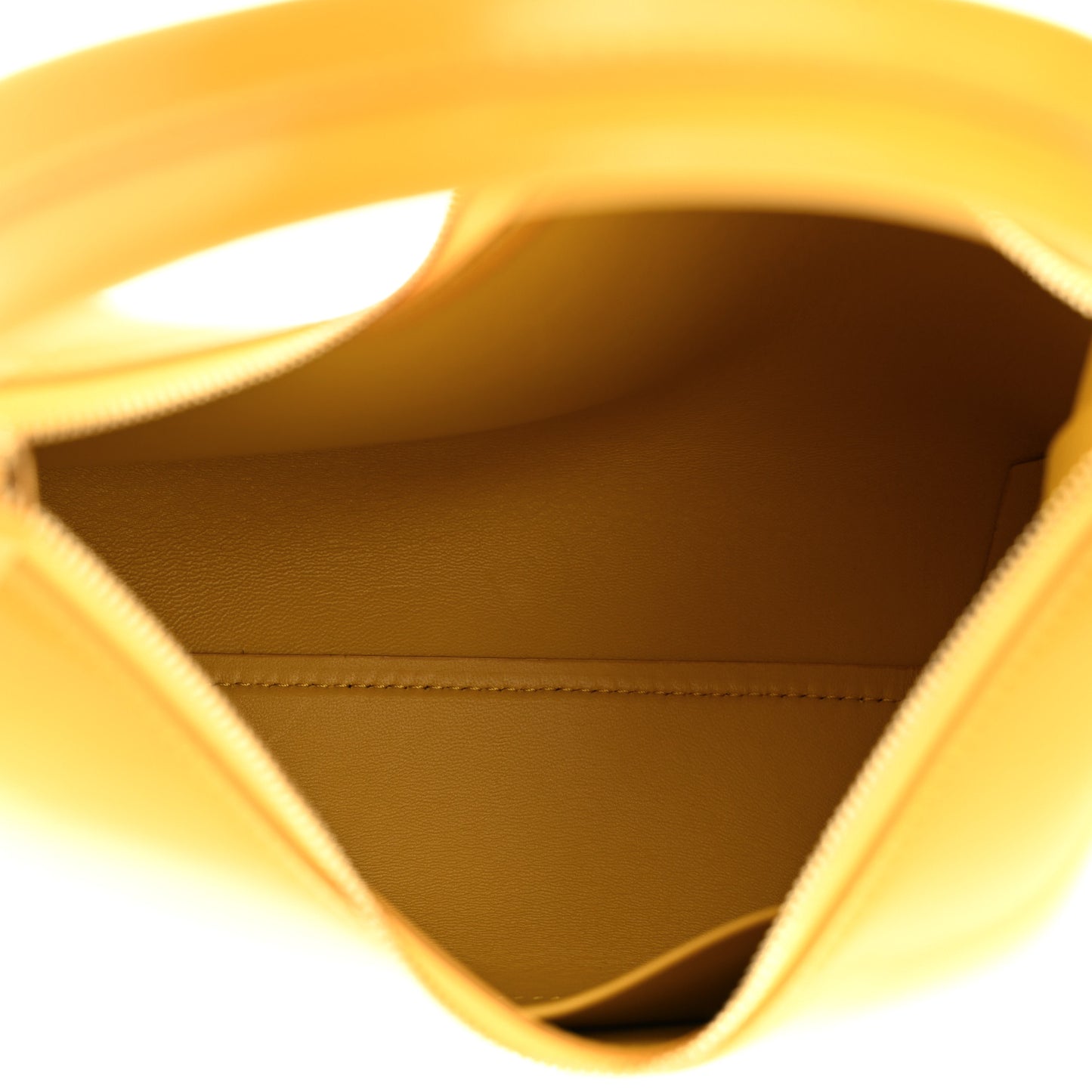 Polished Calfskin Mini Candy Bag Yellow