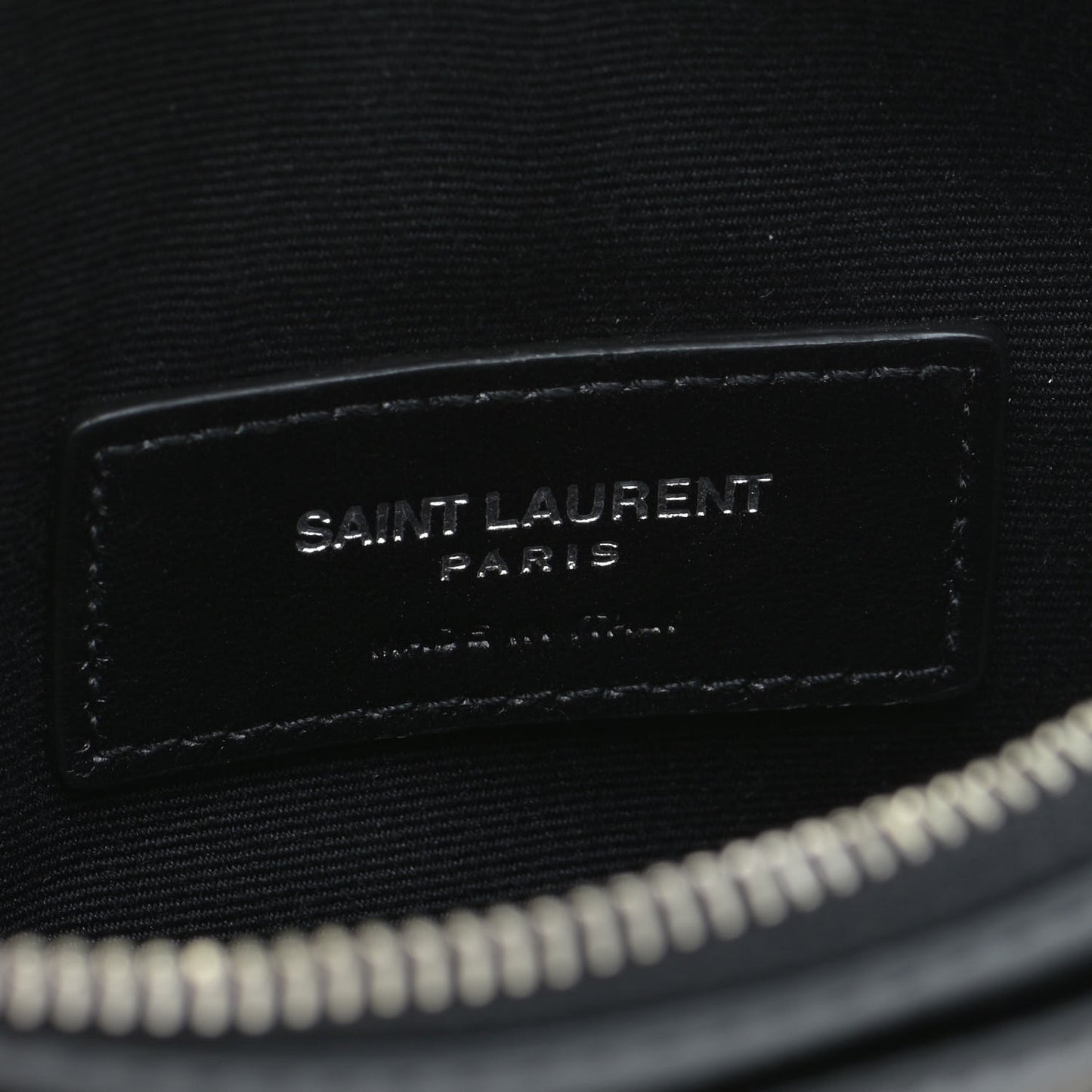 Smooth Calfskin Monogram Bill Pouch Black