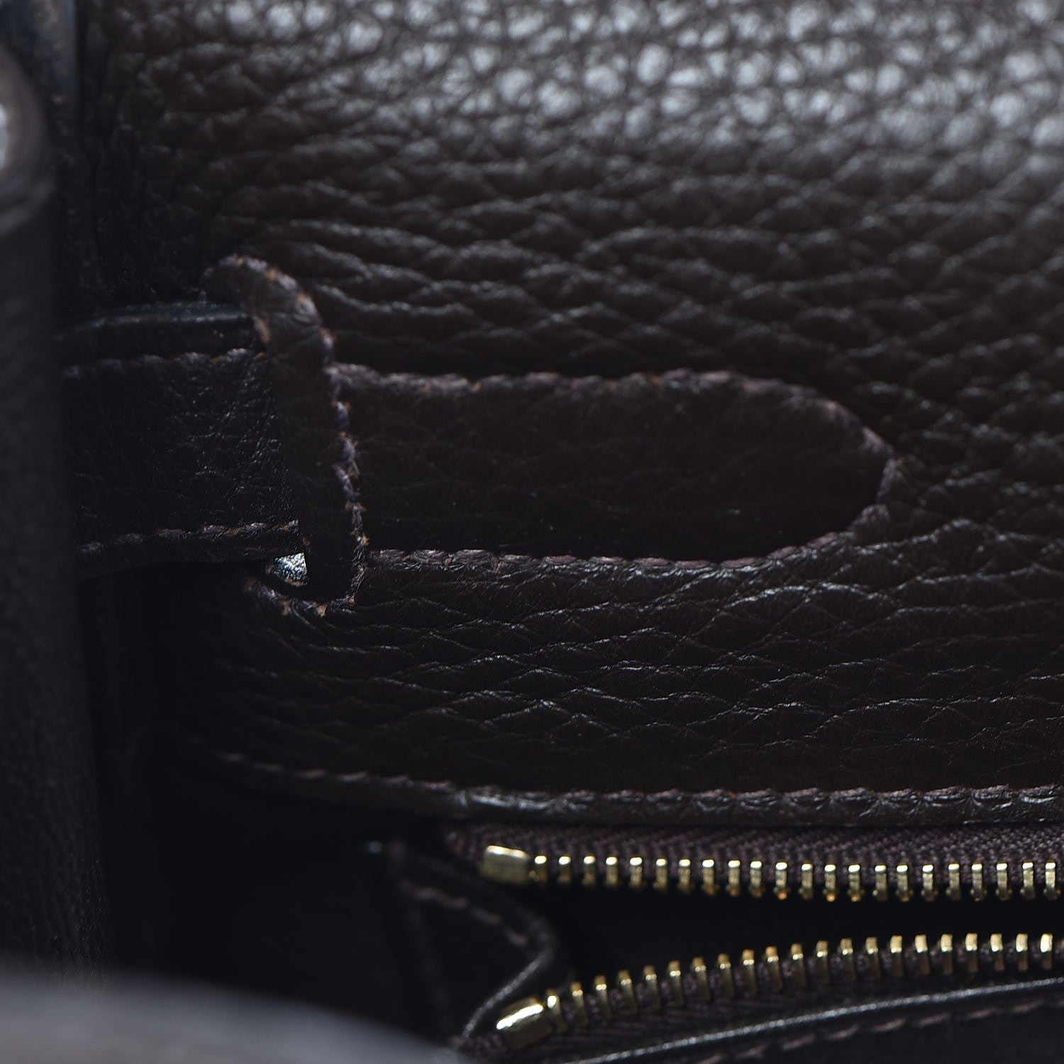 Hermes Taurillon Clemence Kelly Retourne 32 Chocolate 13 of 41