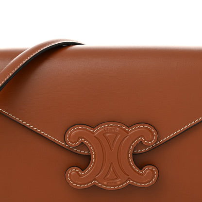 Celine Shiny Calfskin Triomphe Margo Wallet on Chain Gold 8 of 11