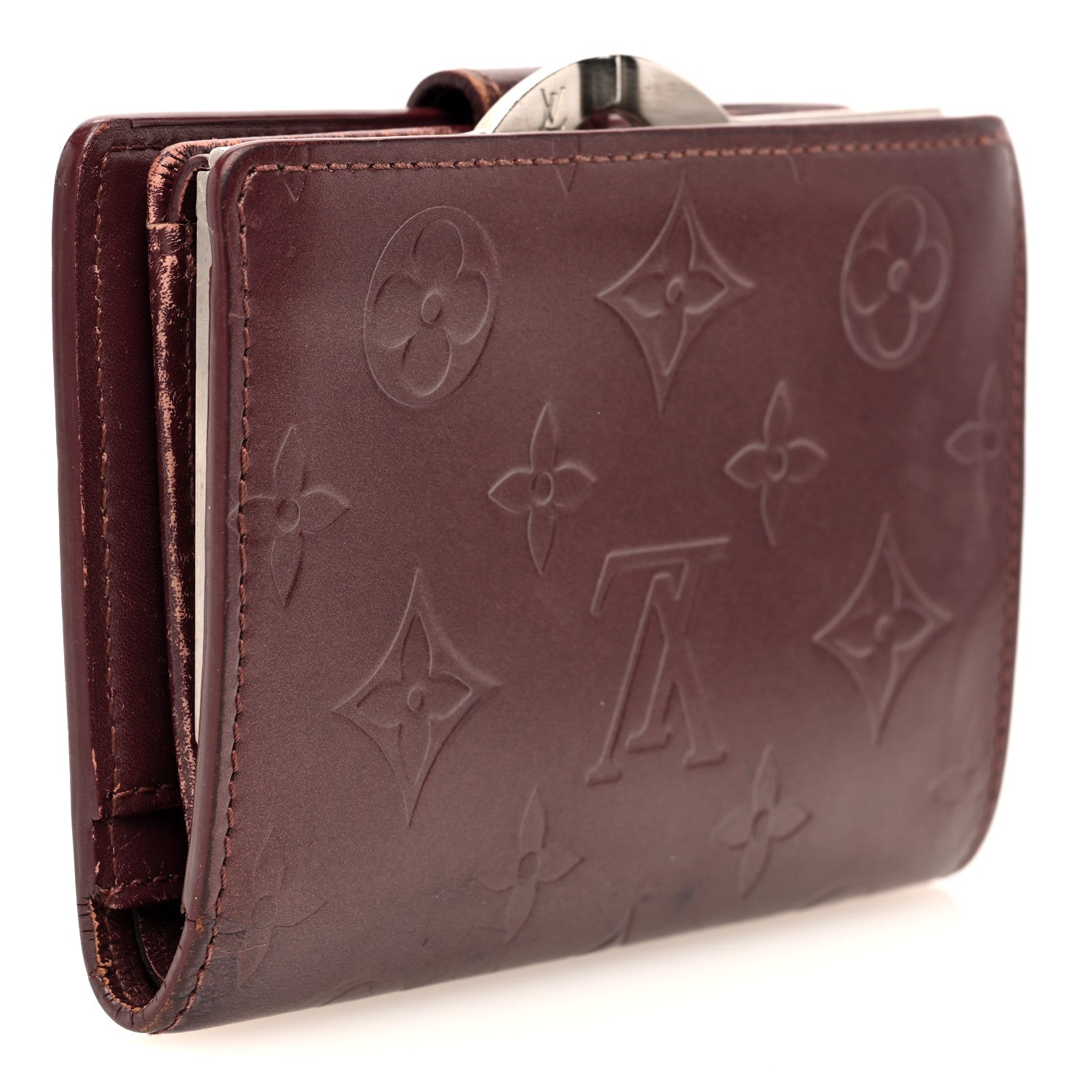 Louis Vuitton Mat Monogram French Purse Wallet Violet 3 of 9