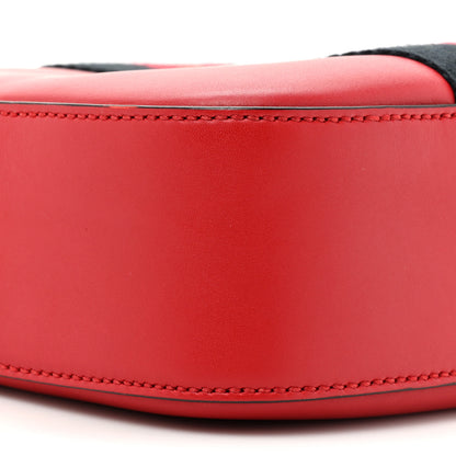 Gucci Calfskin Web Small Webby Bee Shoulder Bag Red 9 of 13