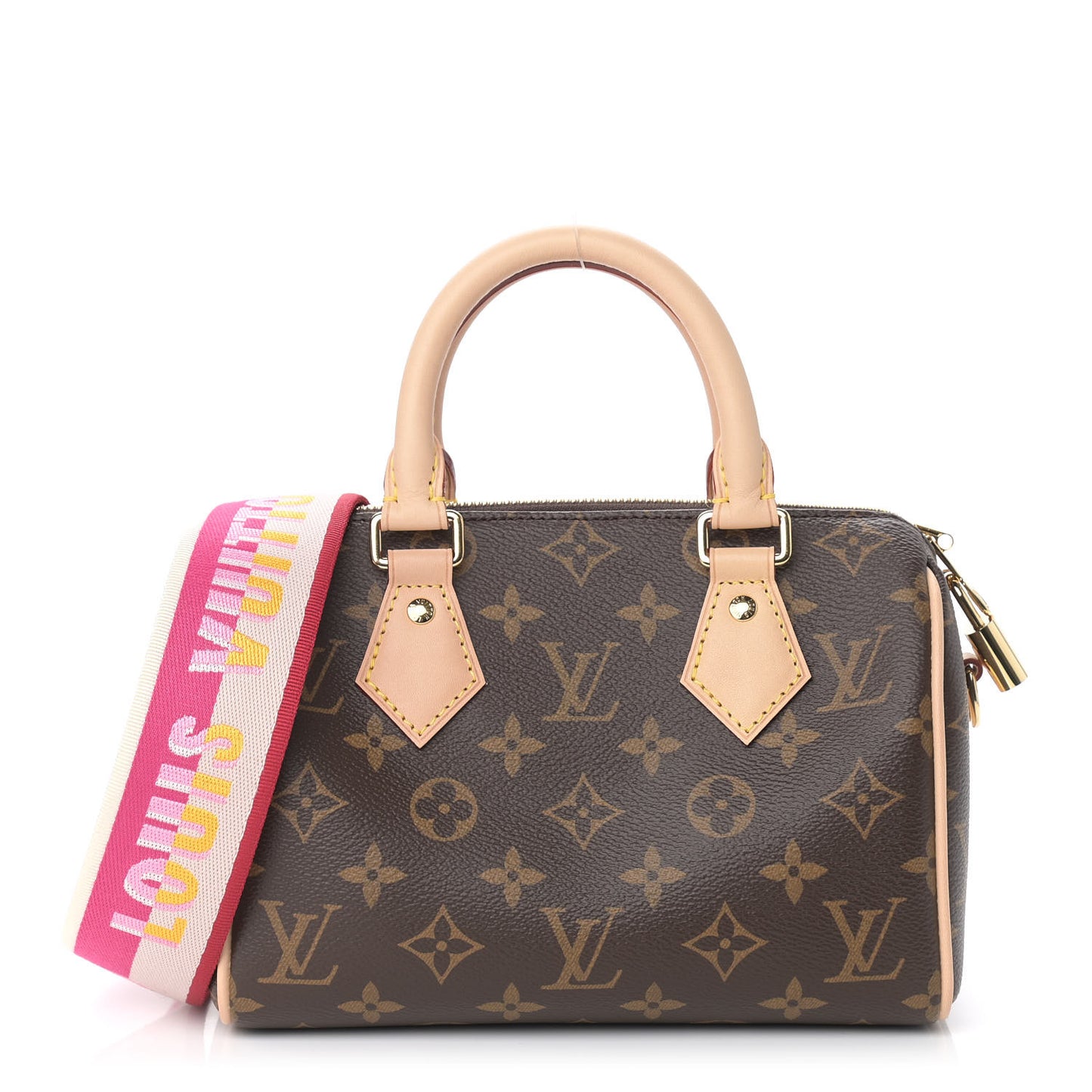 Monogram Speedy Bandouliere 20 Fuchsia
