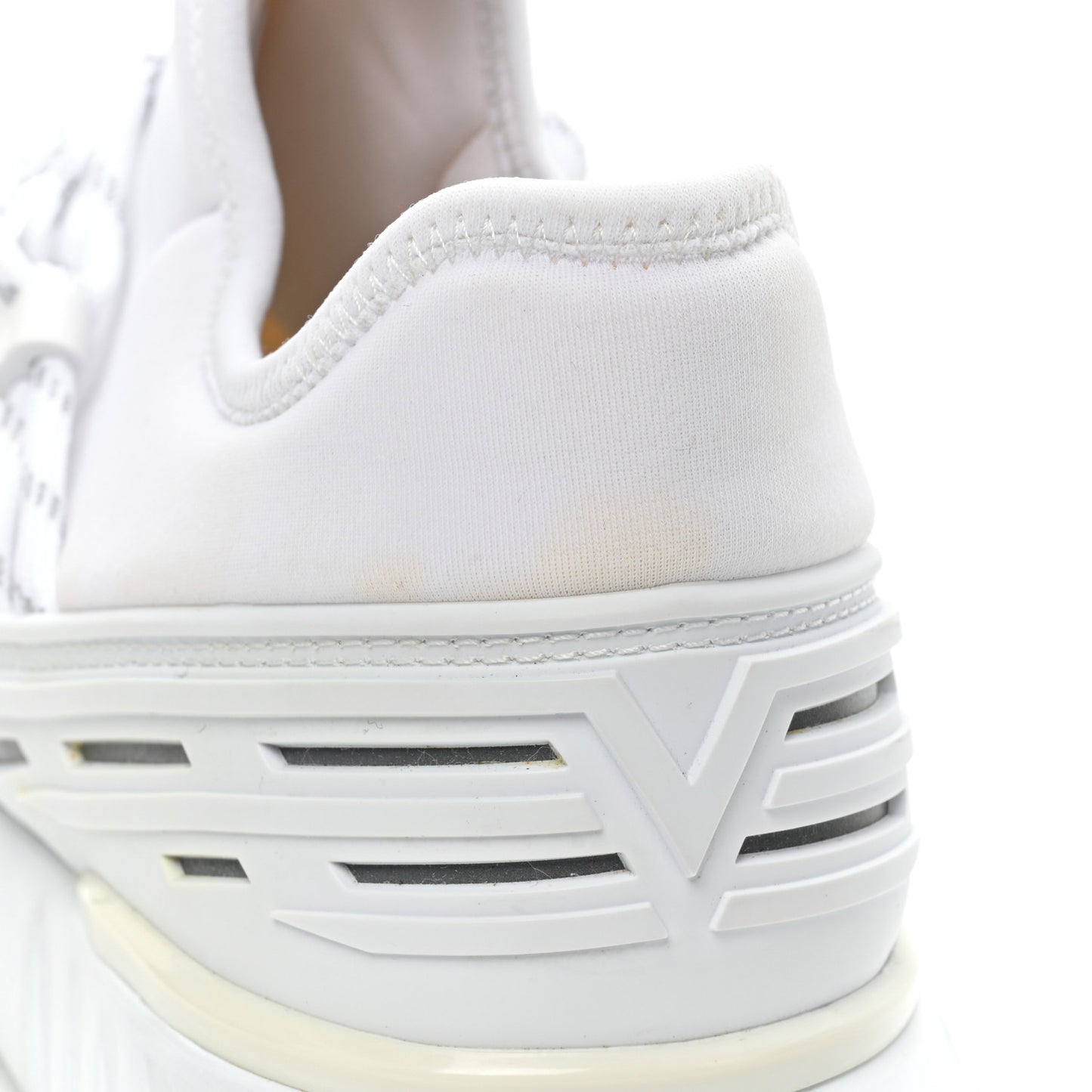Neoprene Mesh Rubber America's Cup Fastlane Low Sneaker 37 White