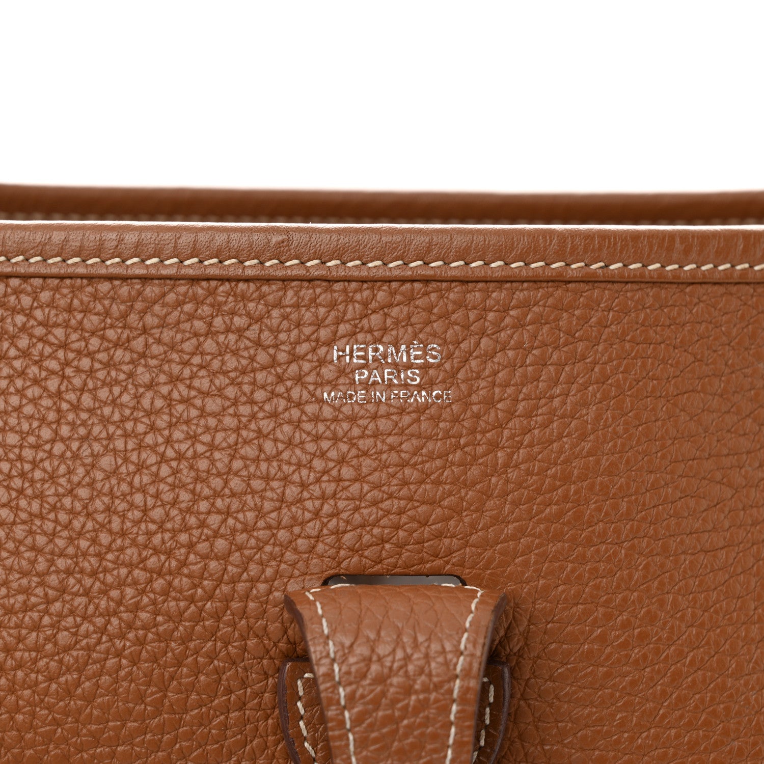 Hermes Taurillon Clemence Evelyne III PM Gold 6 of 13