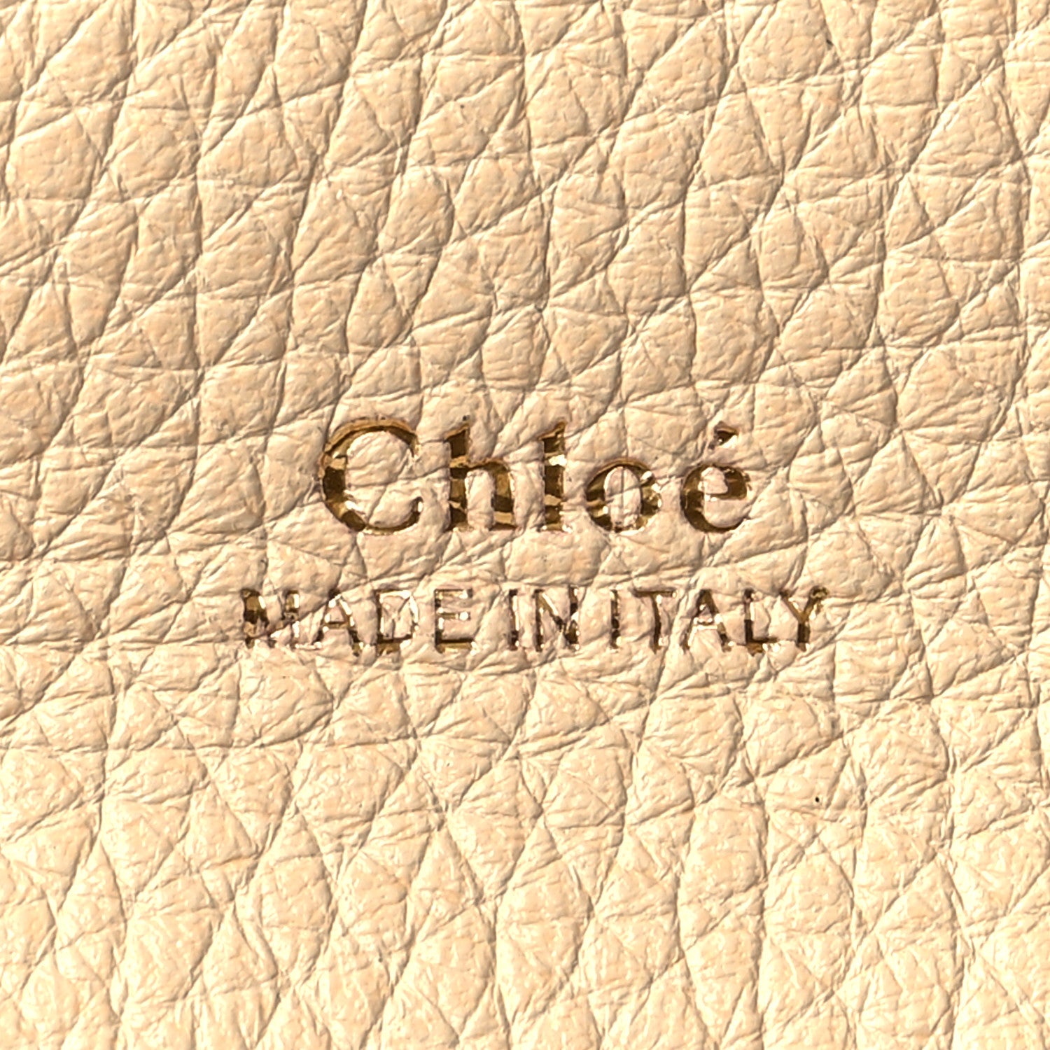 Chloe Shiny Grained Calfskin Medium Aby Day Shoulder Bag Blondie Beige 6 of 10