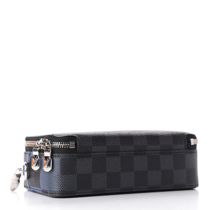 Louis Vuitton Damier Graphite Pixel Camera Bag Blue 4 of 11