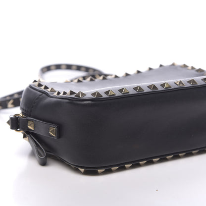 Valentino Garavani Calfskin Rockstud Camera Crossbody Bag Black 8 of 9