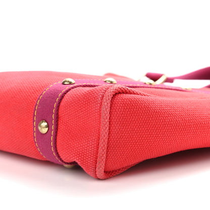 Louis Vuitton Toile Antigua Cabas MM Pink 5 of 7