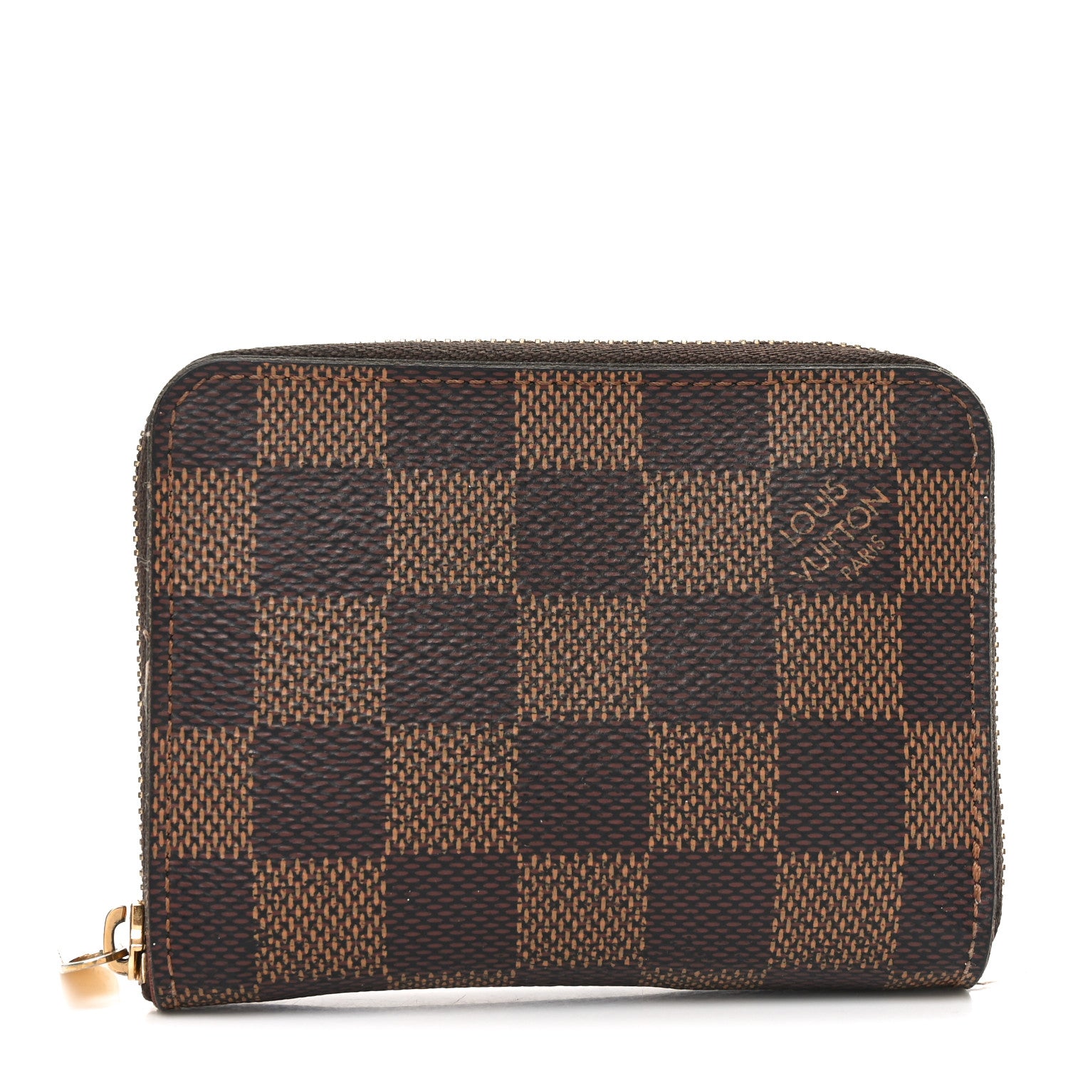 Louis Vuitton Damier Ebene Zippy Coin Purse Rose Ballerine 1 of 8
