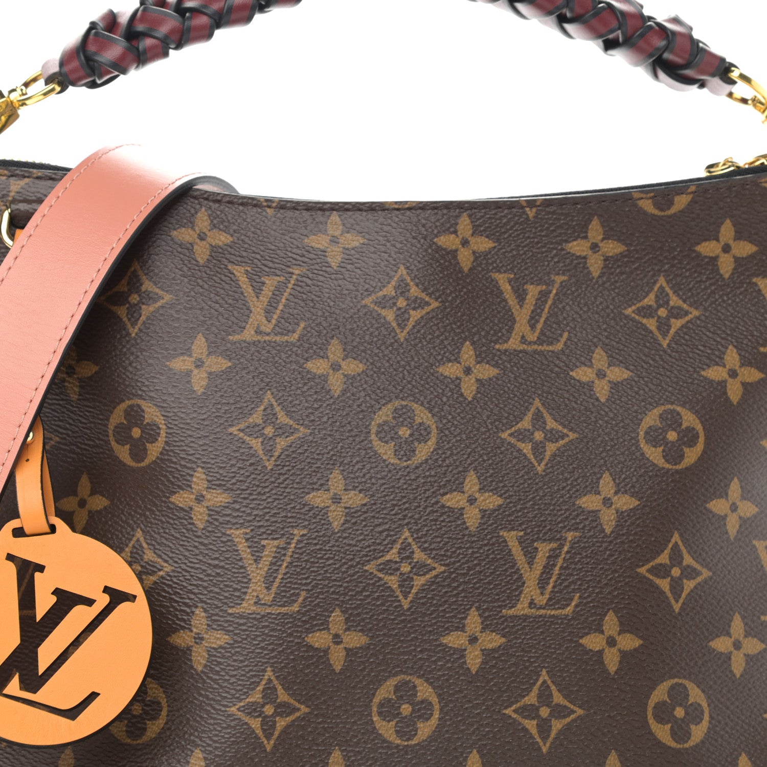 Louis Vuitton Monogram Beaubourg Hobo Mini Bordeaux Red Peach Safran Blue Jean Blue 8 of 10