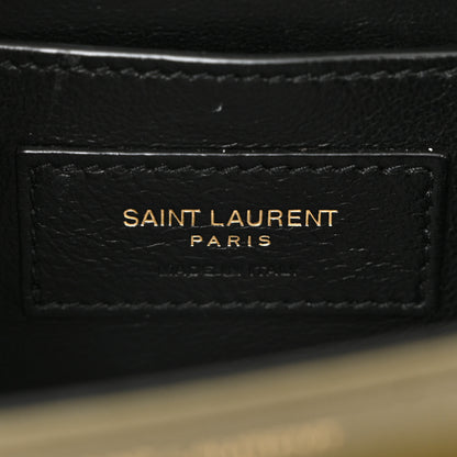 Saint Laurent Smooth Calfskin Small Solferino Satchel Vert Khaki 6 of 10