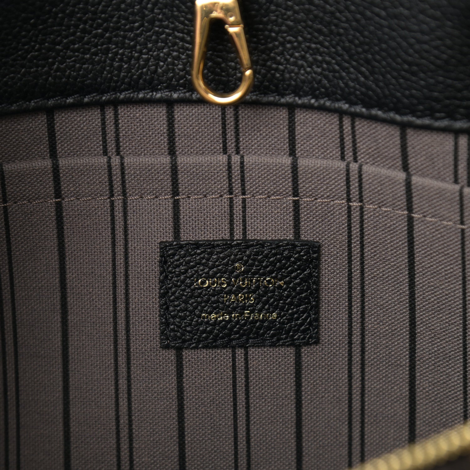 Louis Vuitton Empreinte Montaigne MM Black 6 of 11