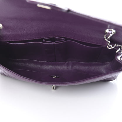 Chanel Caviar Quilted East West Flap Purple 5 of 12