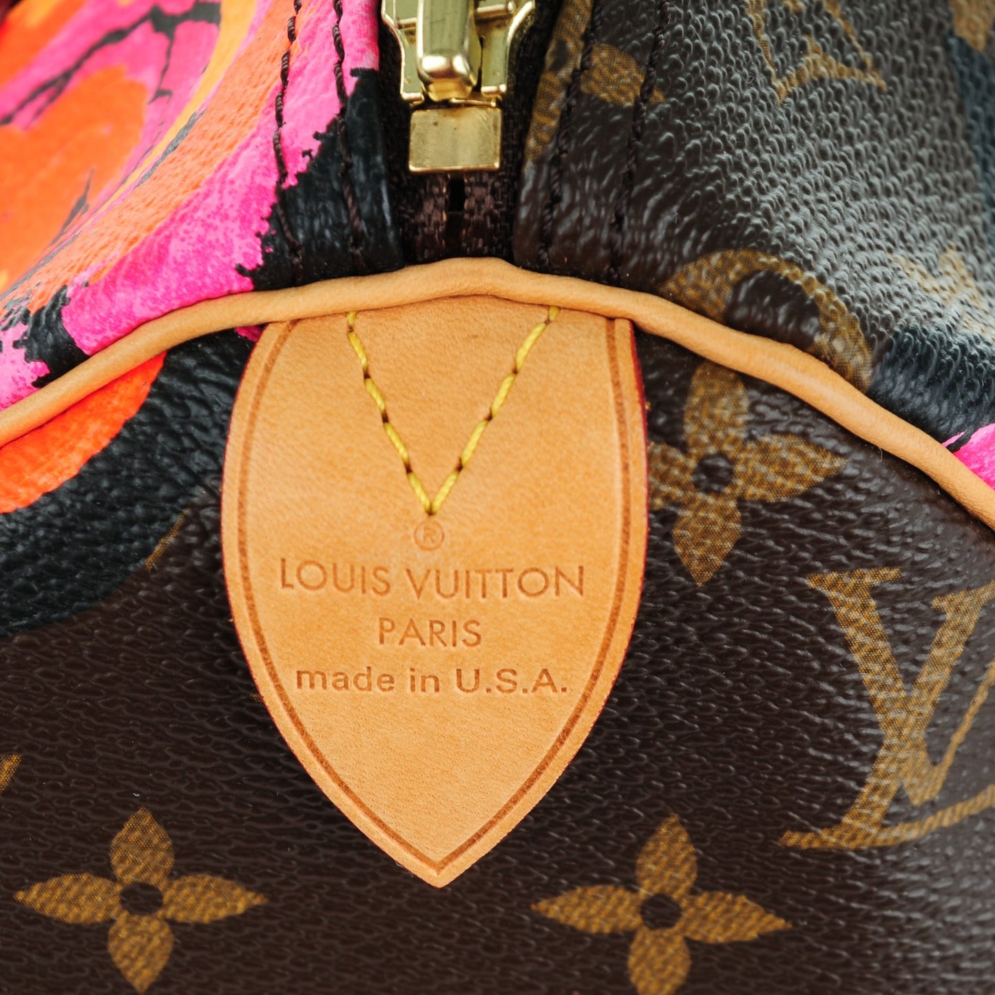 Monogram Roses Speedy 30