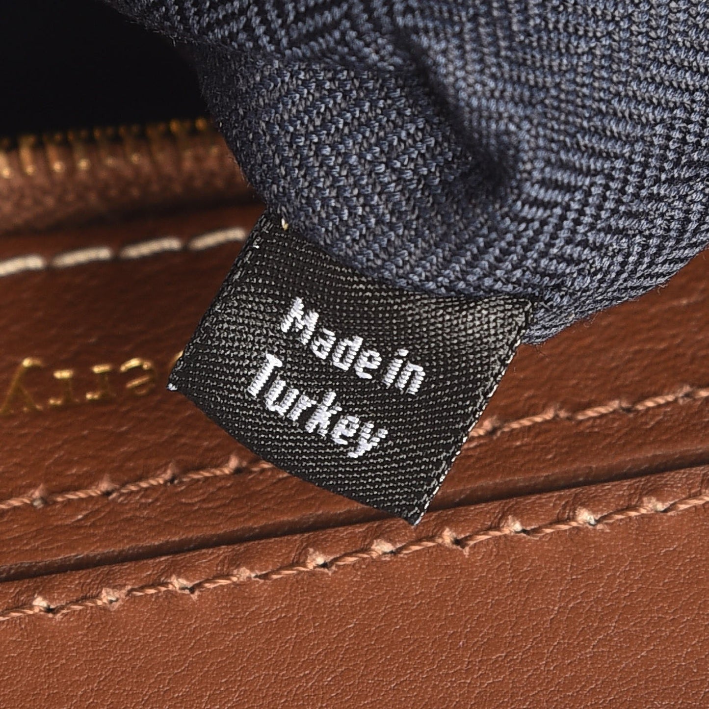 Silky Calf Brimley Tote Tan