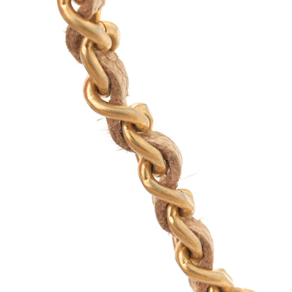 Chanel Pearly Caviar Quilted Wallet On Chain WOC Gold 11 of 11