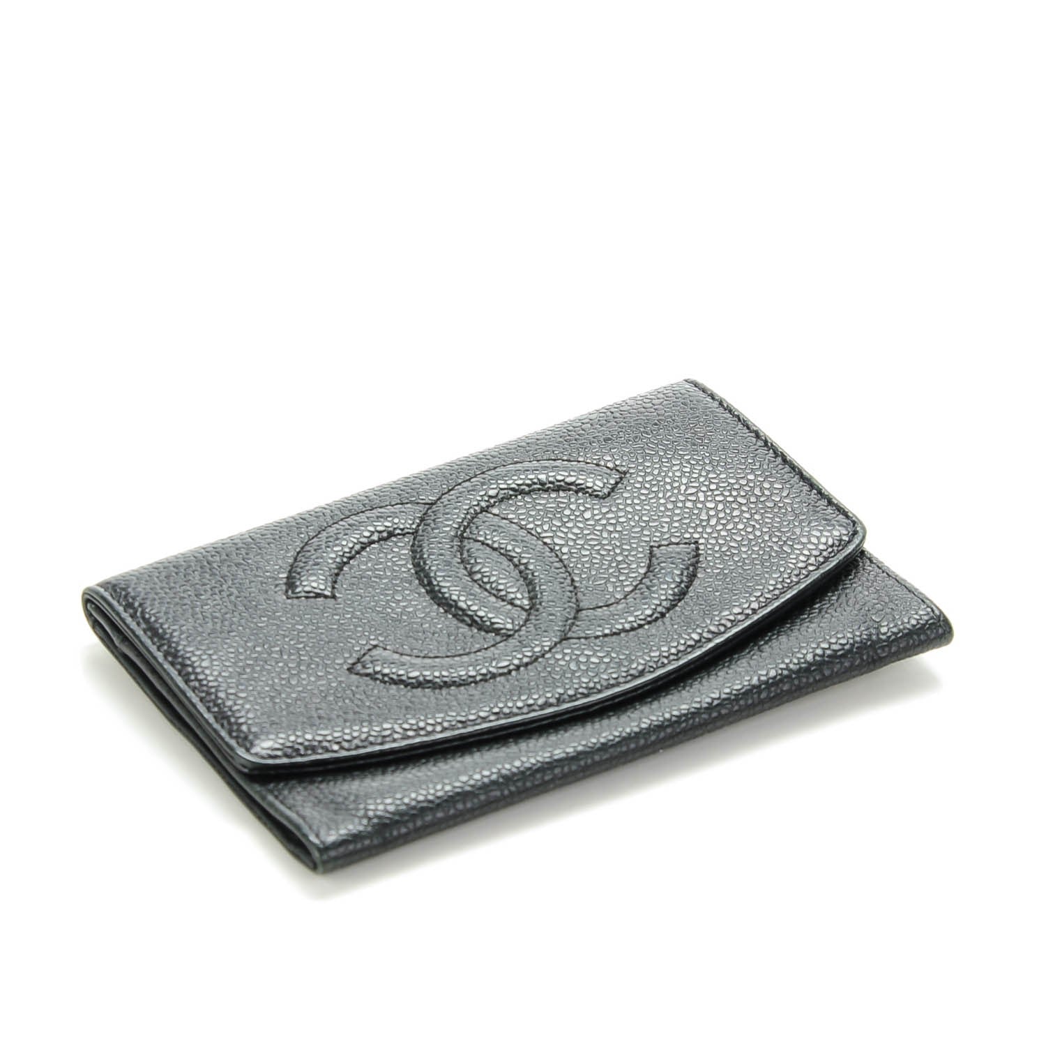 Chanel Caviar Timeless CC Wallet Black 4 of 8