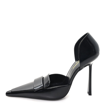 Saint Laurent Patent Calfskin Dorsay 110 Pumps 38 Black 1 of 10