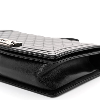 Chanel Caviar Quilted New Medium Boy Flap Black 10 of 10