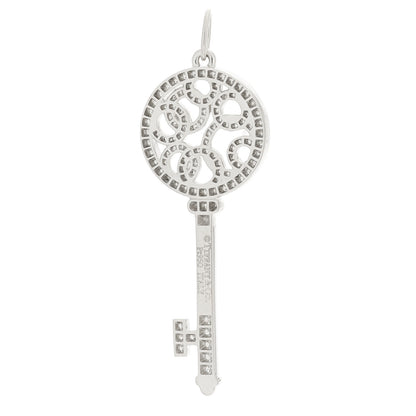 Tiffany Platinum Diamond Small Bubbles Key Pendant 3 of 4