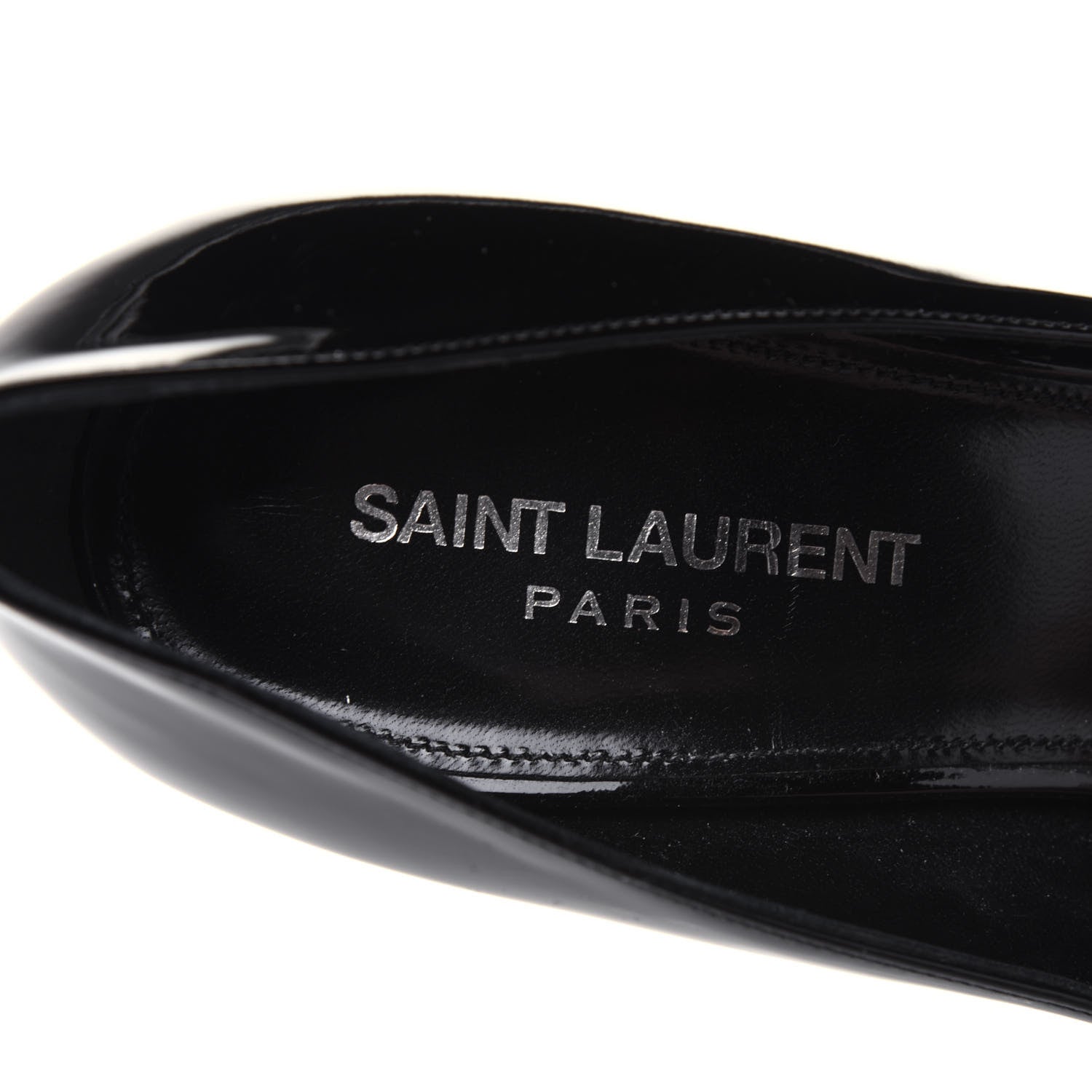 Saint Laurent Patent Opyum 85 Pumps 39 Black 7 of 10
