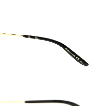 Gucci Metal Aviator Sunglasses GG0672S Black Gold 5 of 7
