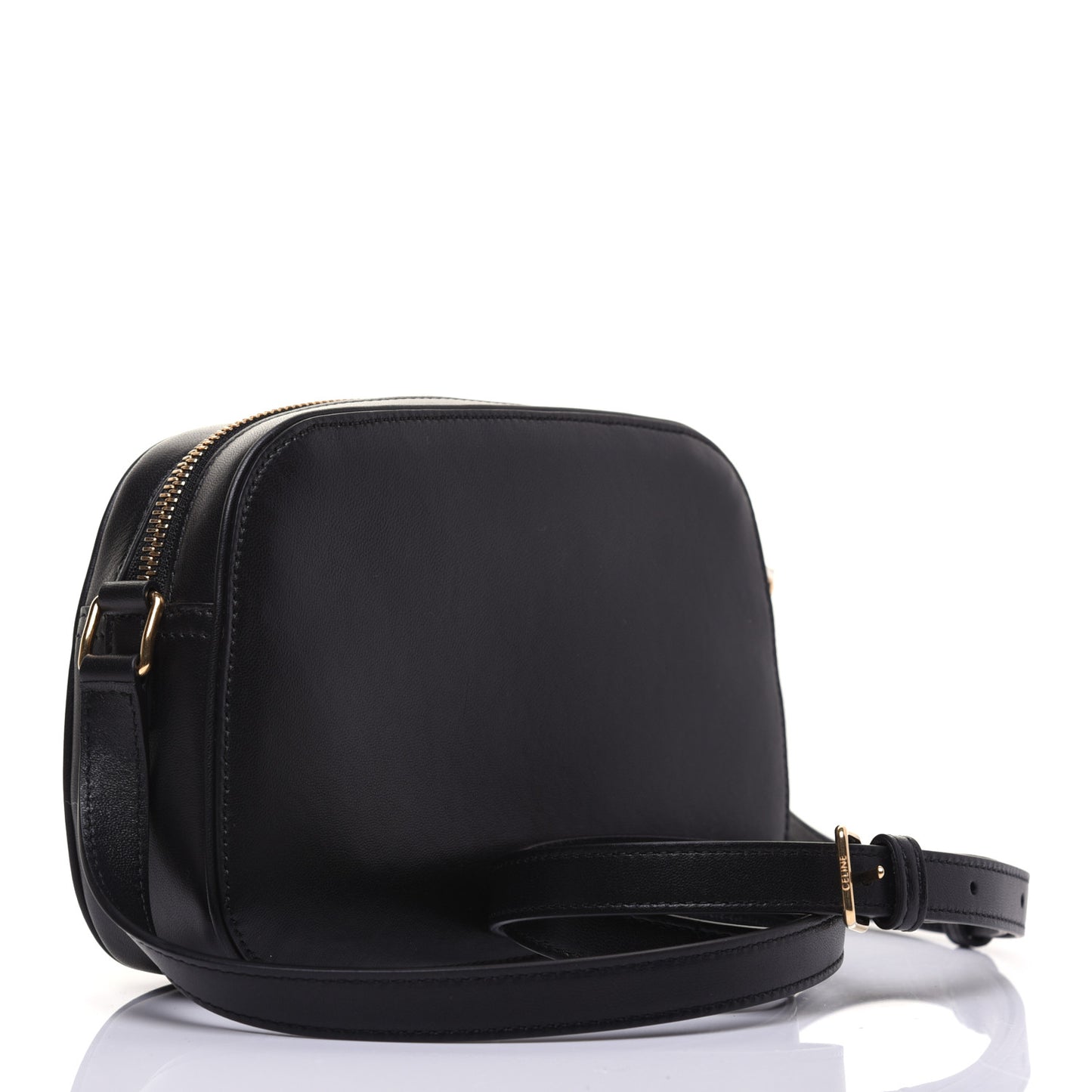 Calfskin Crecy Camera Bag Black