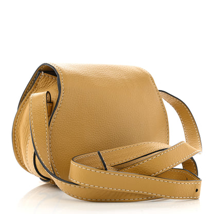 Chloe Calfskin Mini Marcie Round Crossbody Bag Dusty Yellow 2 of 10