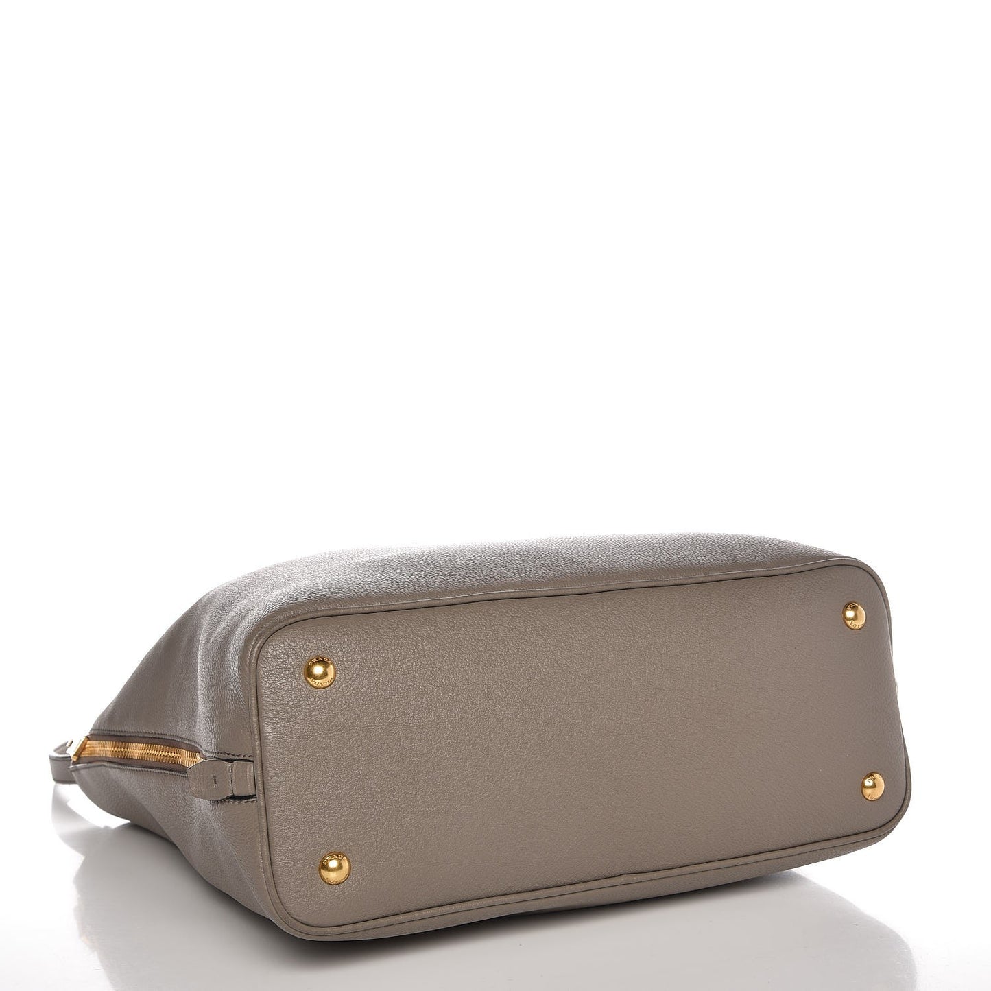 Vitello Phenix Side Zip Tote Argilla