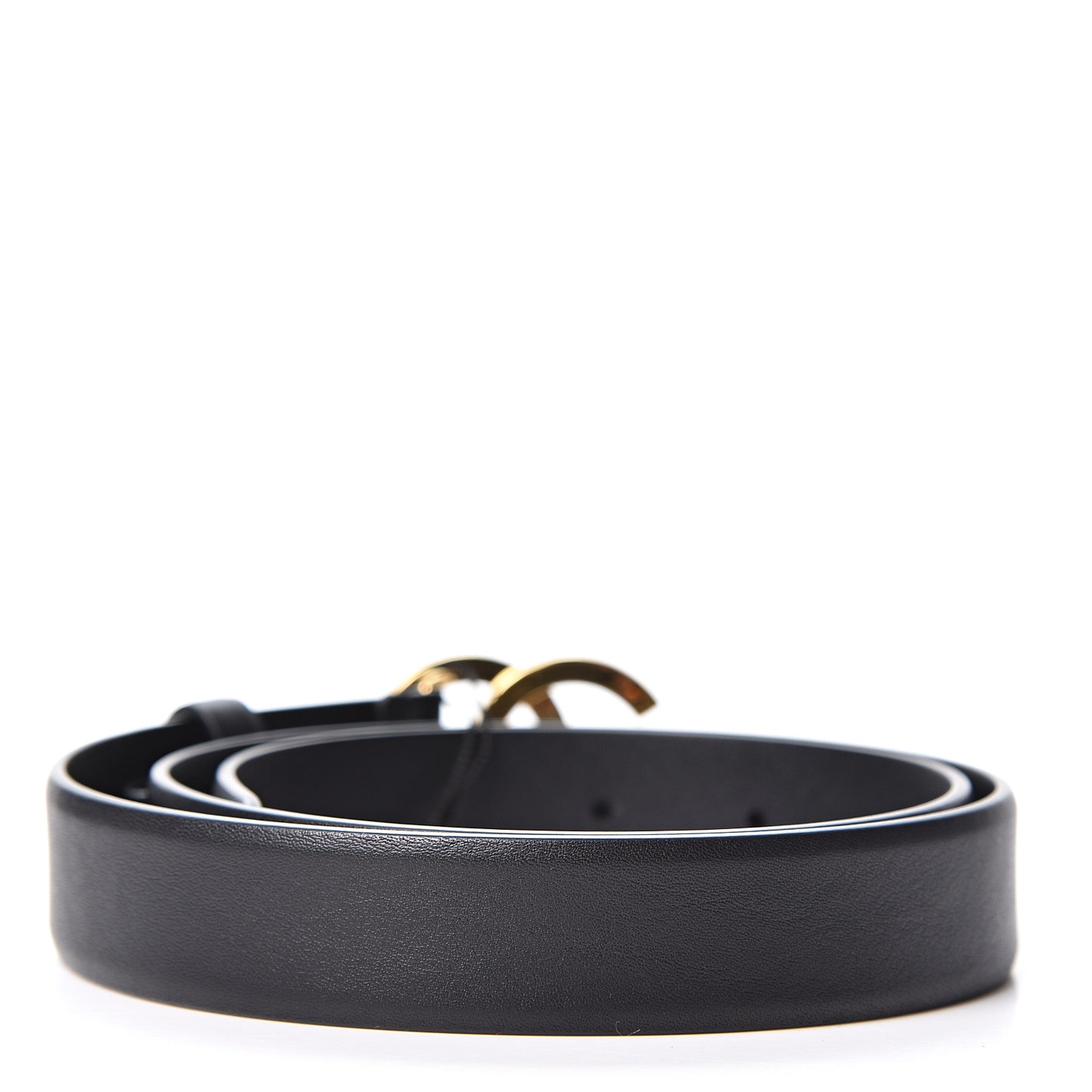 Calfskin Paris CC Belt 75 30 Black