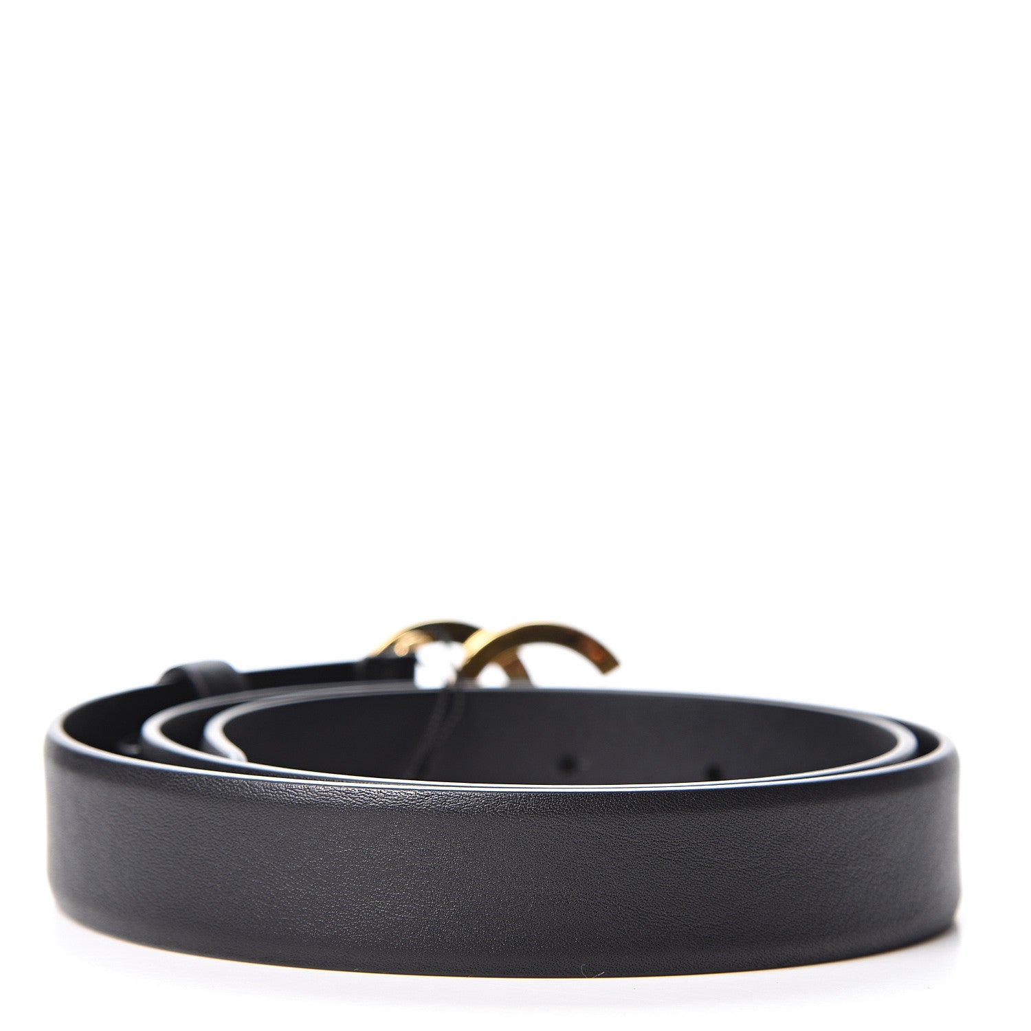 Chanel Calfskin Paris CC Belt 75 30 Black 2 of 4