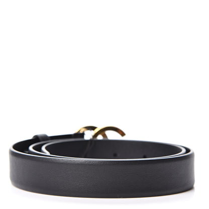 Chanel Calfskin Paris CC Belt 75 30 Black 2 of 4