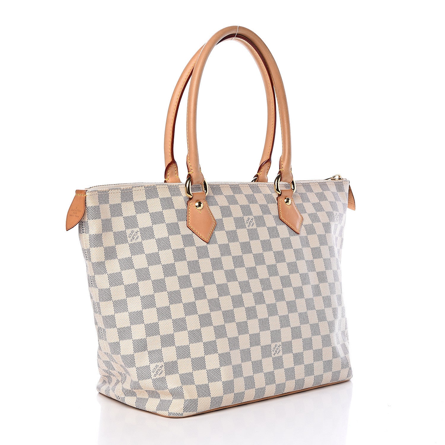 Louis Vuitton Damier Azur Saleya MM 3 of 11