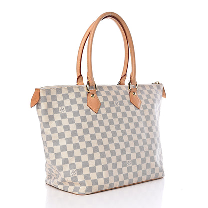 Louis Vuitton Damier Azur Saleya MM 3 of 11