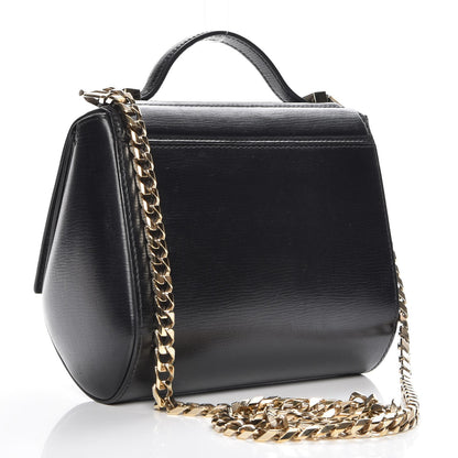 Givenchy Textured Calfskin Mini Pandora Box Chain Crossbody Bag Black 3 of 7