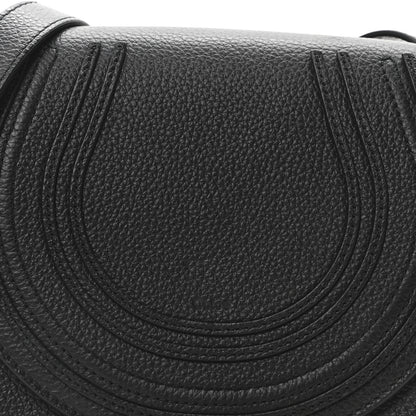 Chloe Calfskin Mini Marcie Round Crossbody Bag Black 8 of 10