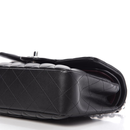 Chanel Lambskin Quilted Small Double Flap Black 7 of 10