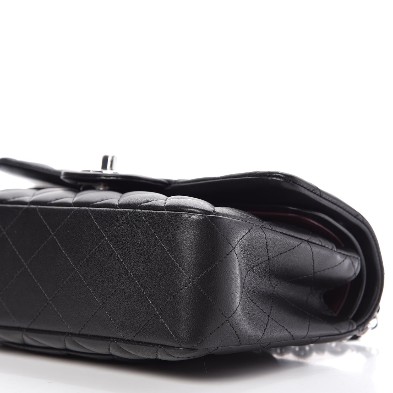Chanel Lambskin Quilted Small Double Flap Black 7 of 13