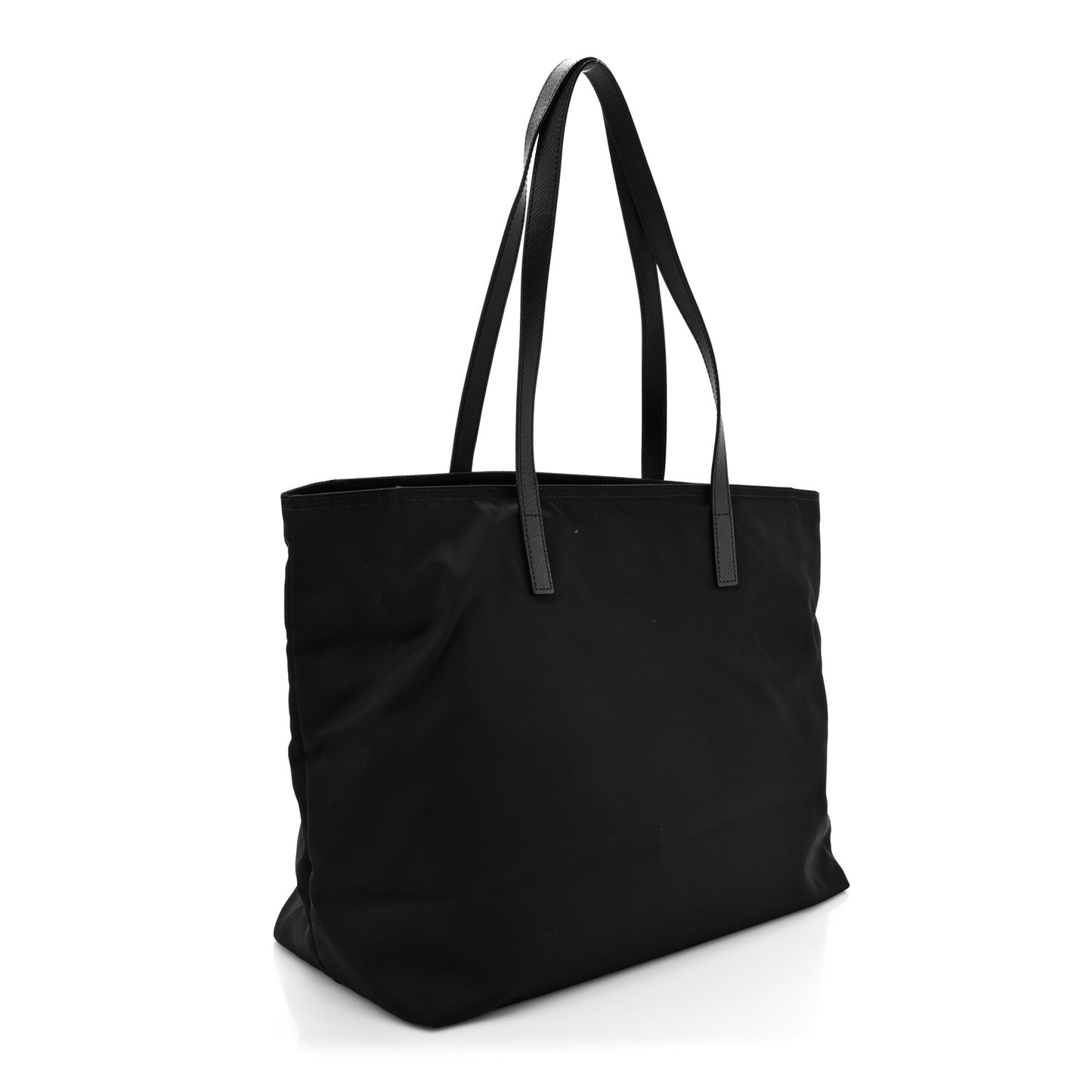 Tessuto Nylon Saffiano Vela Tote Black