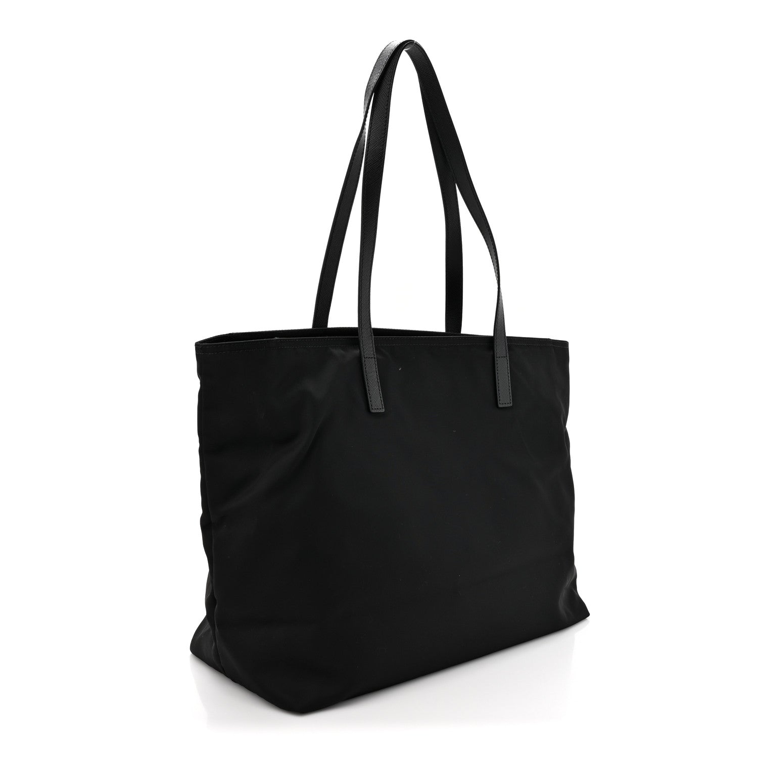 Prada Tessuto Nylon Saffiano Vela Tote Black 3 of 11