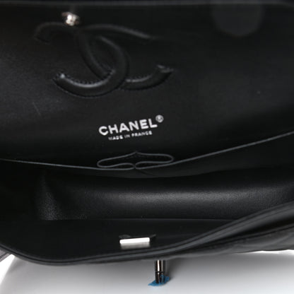 Chanel Lambskin Quilted Medium Double Flap So Black 4 of 5