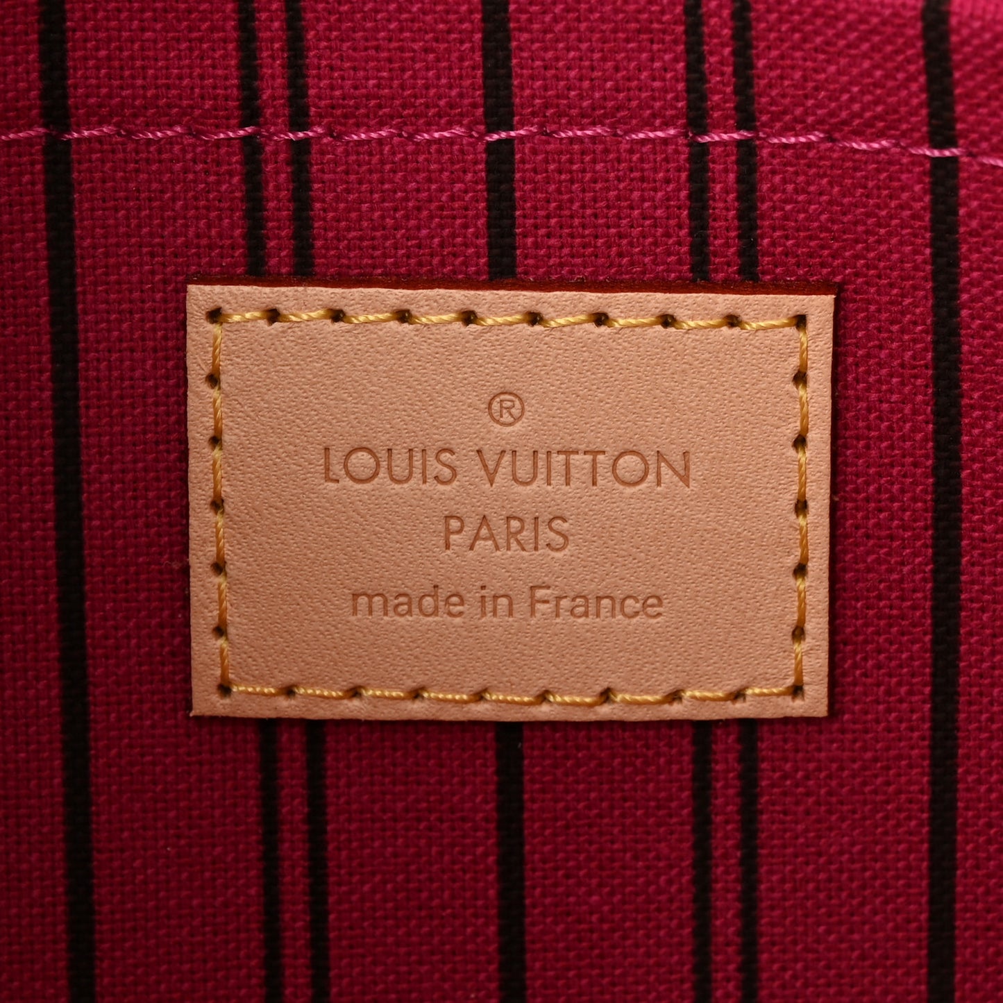 Monogram Neverfull MM GM Pochette Fuchsia