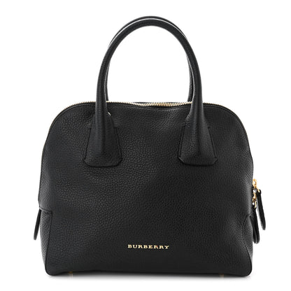 Burberry London Grainy Calfskin Small Greenwood Bowling Bag Black 1 of 15